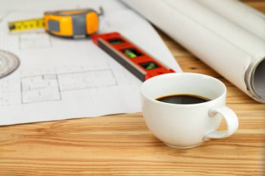 Ölçü Aracı ve planı, mimari konsepti ile kahve