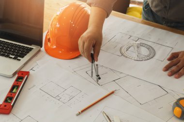 Mimar ya da blueprint, mimar ya da mühendis çalışan bir bölücü ölçüm planı üzerinde kullanır. Konsept