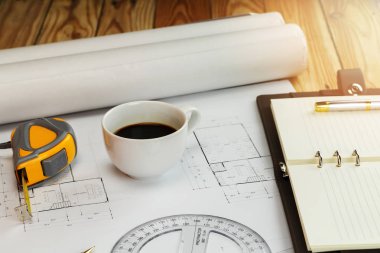 Ölçü Aracı ve planı, mimari konsepti ile kahve