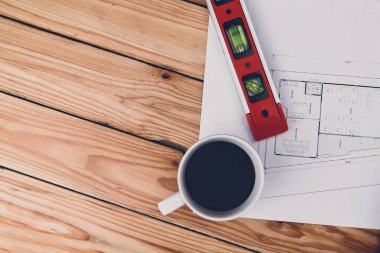 Ölçü Aracı ve planı, mimari konsepti ile kahve