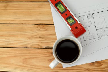 Ölçü Aracı ve planı, mimari konsepti ile kahve