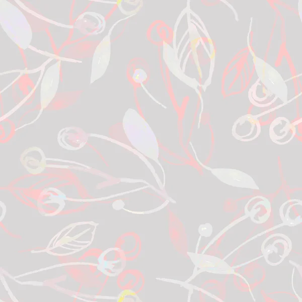 Çiçekli kiraz çiçeği ve kağıda suluboya tekniği..