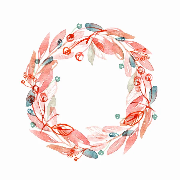 Çiçekli kiraz çiçeği ve kağıda suluboya tekniği..