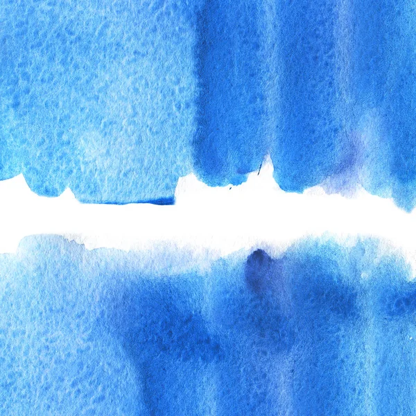 Sulu boya doku arka planda mavi renk.