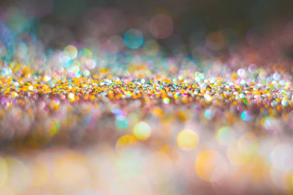 Abstrakcja colorful bokeh na ciemnym tle. Rozmytym. — Zdjęcie stockowe