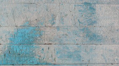 ackground veya ahşap kurulları ile kapalı kavramı eski boya, beyaz ve mavi kırık