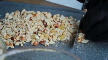 Bir pasta yapma bir kek, stok görüntüleri tam süreci yapmak için hazırlık ürünleri