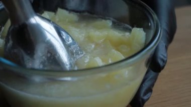 Bir pasta yapma bir kek, stok görüntüleri tam süreci yapmak için hazırlık ürünleri