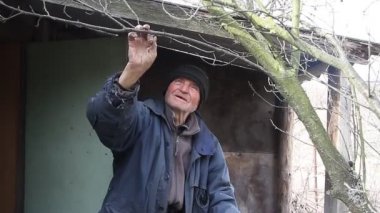 Çok yaşlı bir hasta adam evinin verandasından çiçek çiçek önce baharda bahçe ağaçları davranır. Yoksulluk sınırının altında bir hayat. Köyde yaşlı erkeklerin yalnızlık kavramı.
