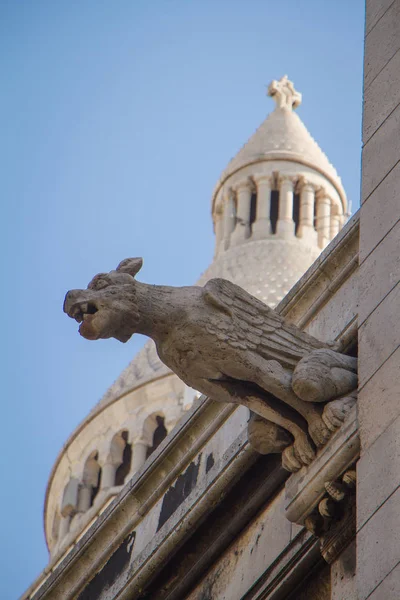 Architectural and artistic details of the interior decoration of the Sacre Coeur Basilica in Paris — Stock Photo, Image