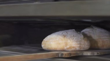 Ekmek fırını içinde pişirme işlemi