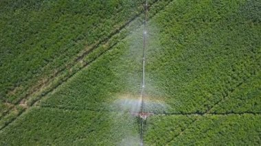 Alanların sulama sistemi. Hava