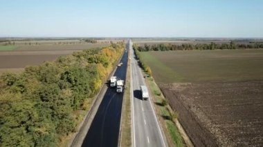 Ukrayna, Dnipro - 11 Ekim 2018: highw asfaltta onarım