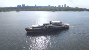 Ukrayna, Dnipro - 26 Ağustos, 2018: tekne Felicita zevk