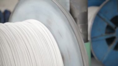 Reel üzerine Kablo sarma