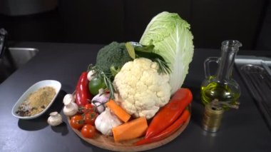 Sebze ve baharat karışımı.