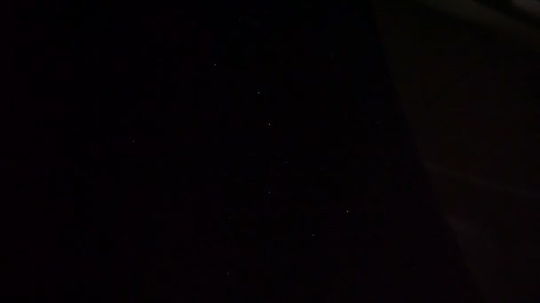 Cielo estrellado desde un yate — Vídeos de Stock