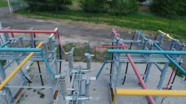 Bir Güneş Enerjisi İstasyonu'nda Transformatör. Hava araştırması