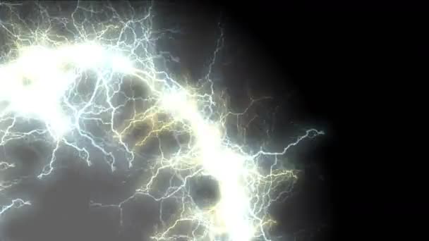 Hål Lightning Maskhål Abstrakt Mystiska Himlen Bakgrund Paradise Djupa Strålar — Stockvideo