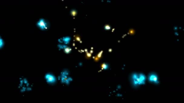 4k Feu d'artifice abstrait feu d'artifice arrière-plan particule, fond de missiles .