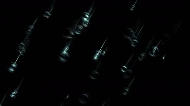 Abstract Ripple Droplets Raindrops Rain Water Surface Rainy Dots Particle — Vídeo de Stock