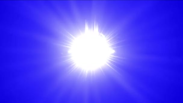 Технологии Науки Энергетические Лучи Излучения Лазерная Рябь Магические Звезды Взрыв — стоковое видео