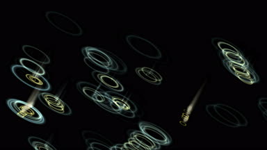 4 k yağmur damlaları damla ışınları dalgalanma, yağmur sıvı parçacıkların havai fişek arka plan su