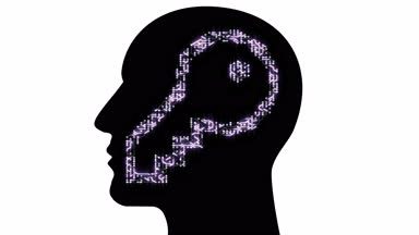 4 k devre kartı elektron anahtar modeli insanlar insan beyni, yapay zeka bilim çözüm ilham, cyber fütüristik uygulamaları yaratıcı sembolü animasyon düşünüyorum.