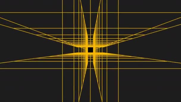 Movimiento Rápido Túnel Digital Túnel Tecnología Abstracta Volar Través Datos — Vídeo de stock