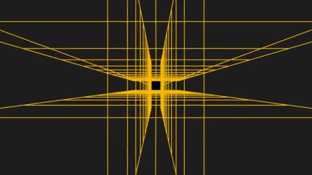 4k Mouvement rapide dans le tunnel numérique, tunnel de technologie abstraite, voler à travers la fibre de circuit électrique de puissance d'Internet de données, arrière-plan VR avec la lumière de rayons .