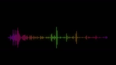 4 k müzik ritim grahic, ses ekolayzır, müzik ve bilgisayar hesaplamak için ses spektrum kızdırma simülasyon kullanın.