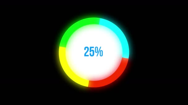 Science Futuristic Loading Circle Ring Loading Transfer Descargar Animación Con — Vídeos de Stock