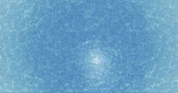 Letecké Lesklé Oceánu Slunečním Záření Velké Výšky Mořská Vlna — Stock video