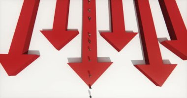 3d oku yürüyüş 4 k iş adamları.