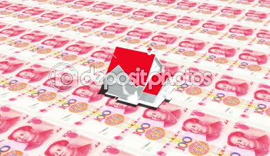 4 k ev 100 Rmb faturaları arka plan, iş yatırım, Emlak.