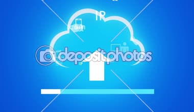 4k, bulut bilgi işlem bağlantı kavramları dizüstü ekran, sanal Internet kavramı, çizgi üzerinde Hizmetleri ve Sosyal Medya Icons yukarı yüzen.