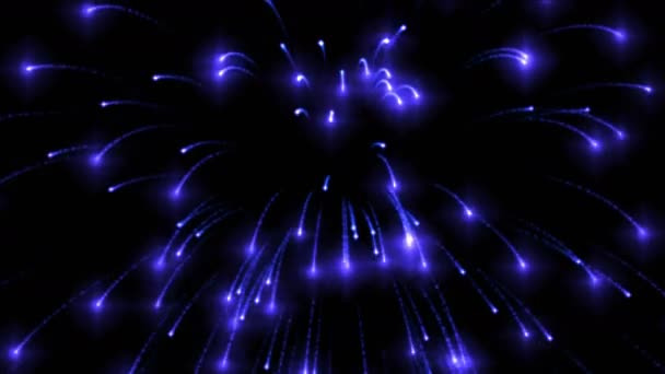 Esplosione Fuochi Artificio Cielo Festa Celebrare — Video Stock