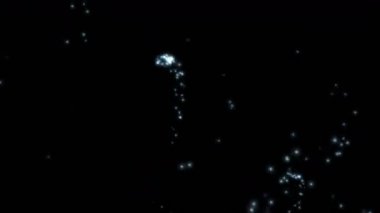 4 k renk alevler havai fişek arka plan, tatil patlamalar parçacık zemin.