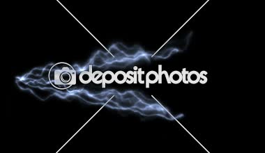 4 k parçacık ışınları lazer havai fişek, askeri füze, yıldırım manyetik alan, soyut enerji arka plan yeşil ışınları lazer.