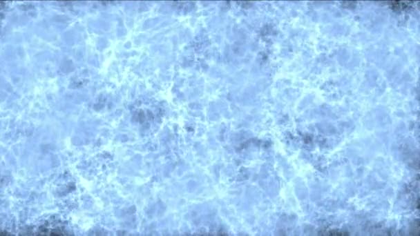 Abstrait Briller Vapeur Énergie Fibre Foudre Particules Feux Artifice Eau — Video