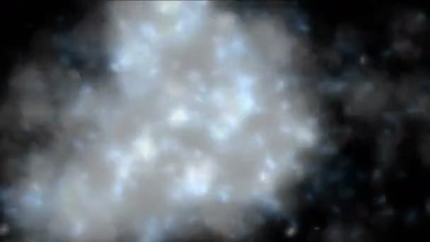 Взрывные Частицы Дым Пара Газа Туман Транспирация Огня Горячие Облака — стоковое видео