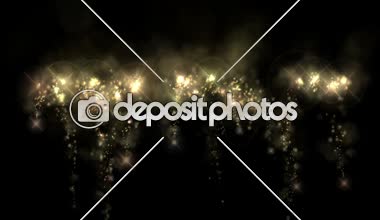4 k soyut altın yanık yangın yıldız parçacıkları düşen havai fişek, alevler, patlamalar parçacık kaynak kaza duman arka plan lehimleme, flash.
