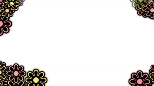 Wilde Daisy Bloemblaadjes Lente Plant Bloei Romantiek Liefde Huwelijk Achtergrond — Stockvideo