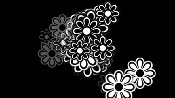 Дикі Ромашкові Пелюстки Квітки Весняна Рослина Цвіте Ромашкове Кохання Весільний — стокове відео