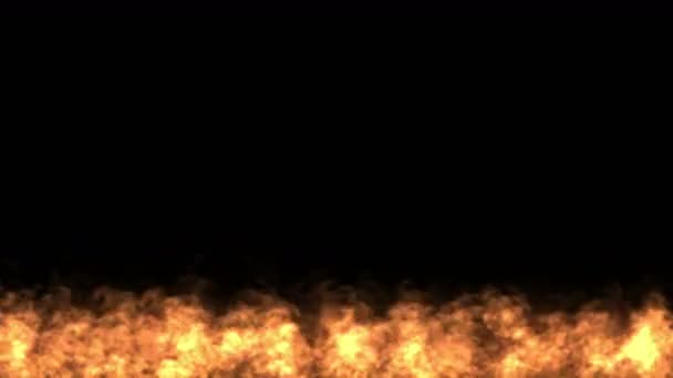 Φωτιά Σωματίδια Πυροτεχνήματα Καυτή Φλόγα Φόντο — Αρχείο Βίντεο