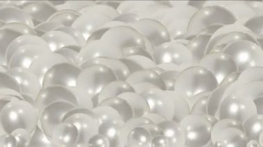 4 k inci topu yumurta, damla damlacıkları sıvı, kabarcık kabarcıklar, taşlar elmas takı kristal değerli taşlar, zengin mineral zenginlik para.