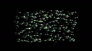 4 k soyut meteor havai fişek, kuyruk swing, teknik noktalar dizi arka plan, bakteriler mikroplar toz parçacıkları.