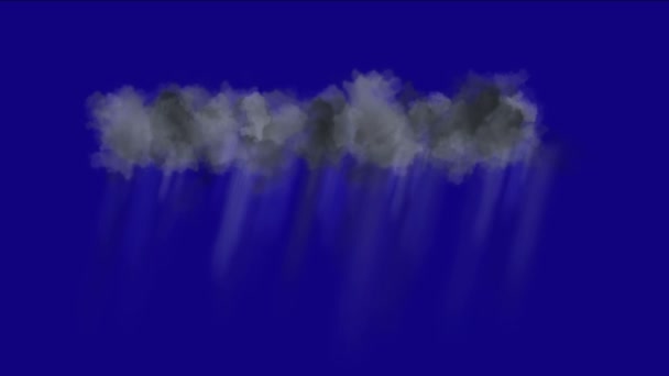 4k Cloud rain rainstorm weather. — Stock Video
