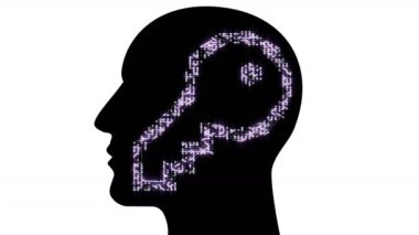 4 k devre kartı elektron anahtar AI insan beyin, düşünme bilim çözüm ilham