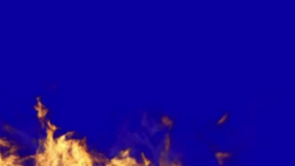 4k heißes Feuer brennenden Hintergrund, Feuerwerk Explosion Partikel Rauch Macht Energie. — Stockvideo
